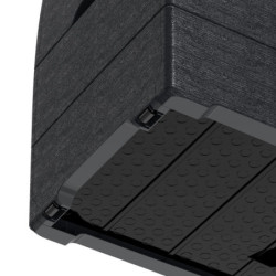 Coffre de rangement en résine gris anthracite 270L Durabox – DURAMAX