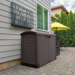 Armoire de rangement en résine marron 1200L StoreAway – DURAMAX