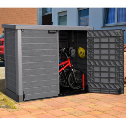 Armoire de rangement en résine gris - toit plat - 1200L StoreAway – DURAMAX