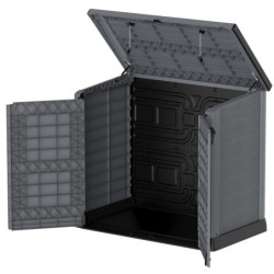 Armoire de rangement en résine gris - toit plat - 1200L StoreAway – DURAMAX