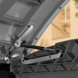 Armoire de rangement en résine gris - toit plat - 1200L StoreAway – DURAMAX