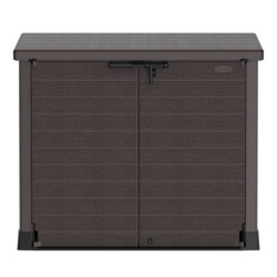 Armoire de rangement en résine marron - toit plat - 1200L StoreAway – DURAMAX