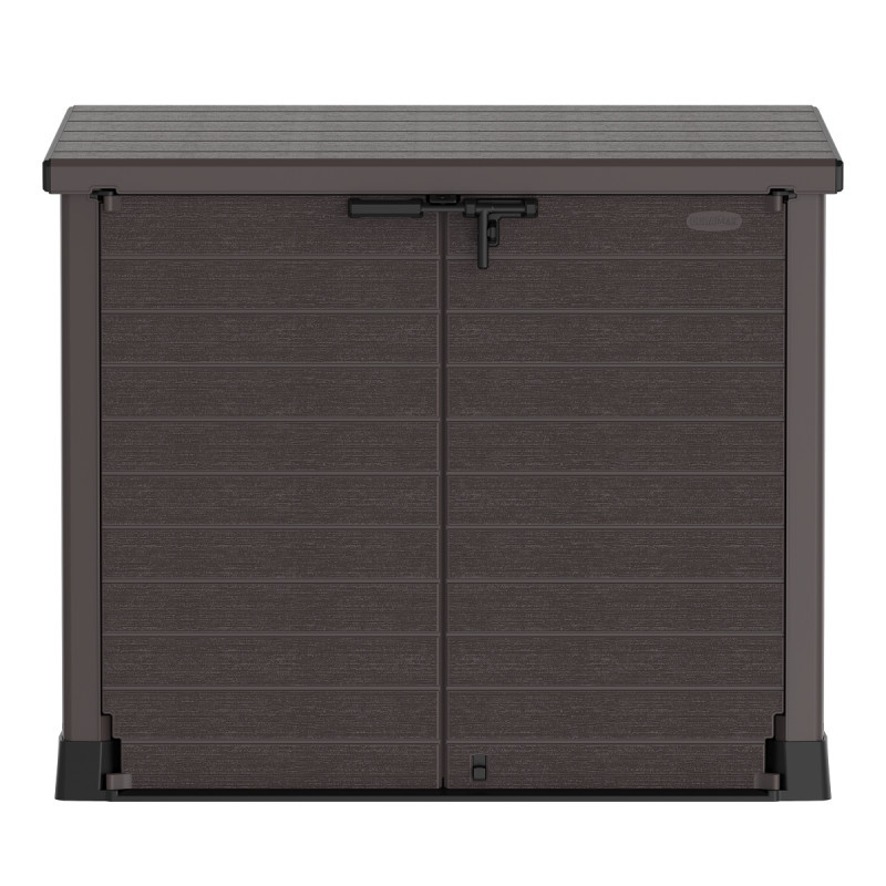Armoire de rangement en résine marron - toit plat - 1200L StoreAway – DURAMAX