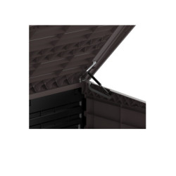 Armoire de rangement en résine marron - toit plat - 1200L StoreAway – DURAMAX