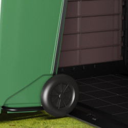 Armoire de rangement en résine marron - toit plat - 1200L StoreAway – DURAMAX