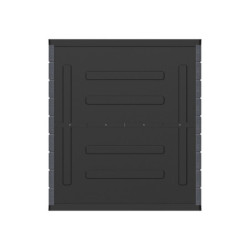 Armoire de rangement en résine gris - H.90cm – DURAMAX