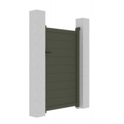 Portillon battant en aluminium 100x158cm GARDE X-Métal