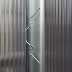 Serre de jardin Uranus 8,3m² en alu anodisé et panneaux de PC 6mm - Vitavia