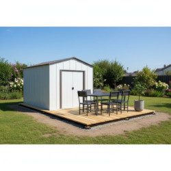 Kit fondation en bois traité autoclave 16m² pour pose d'abri de jardin - Gardy Shelter