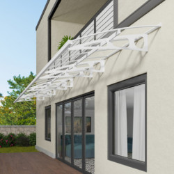 Auvent marquise en acrylique 3 mm Bordeaux™ 8920 – Palram - Canopia