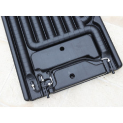 Plancher de douche Solaris en époxy coloris teck avec réservoir – Ubbink