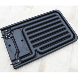 Plancher de douche Solaris en époxy coloris teck avec réservoir – Ubbink