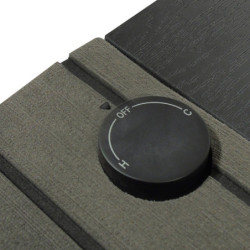 Plancher de douche Solaris en époxy anthracite avec réservoir – Ubbink