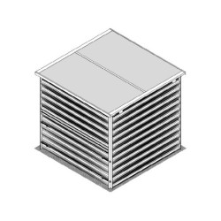 Composteur en acier Zincalume® - alu anodisé – Tami – Vitavia