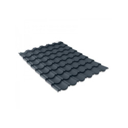 Tuiles métalliques en acier - gris anthracite - pour abri de jardin SOLID