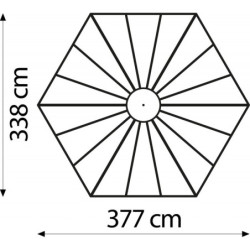 Volière en aluminium émeraude 9m² et polycarbonate 6mm - grillage maille d'acier Circus - Vitavia