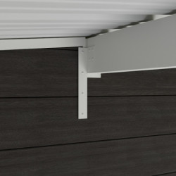 Abri de jardin en bois composite 28mm anthracite 19,22m² PREMIUM - Woodlife Garden