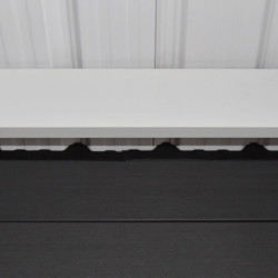 Abri de jardin + terrasse en bois composite 28mm anthracite 15m² PREMIUM - Woodlife Garden