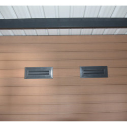 Abri de jardin + terrasse en bois composite 28mm aspect bois 15m² PREMIUM - Woodlife Garden