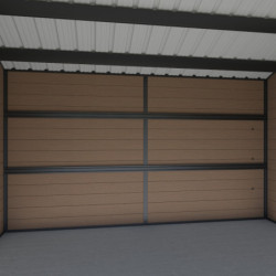 Abri de jardin en bois composite 28mm aspect bois 14,75m² PREMIUM - Woodlife Garden