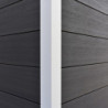 Abri de jardin en bois composite 28mm anthracite 10,71m² PREMIUM - Woodlife Garden