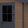 Abri de jardin en bois composite 28mm aspect bois 10,71m² PREMIUM - Woodlife Garden