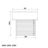 Abri de jardin en bois composite 28mm aspect bois 10,71m² PREMIUM - Woodlife Garden