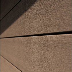 Abri de jardin en bois composite 28mm aspect bois 14,90m² PREMIUM toit plat - Woodlife Garden