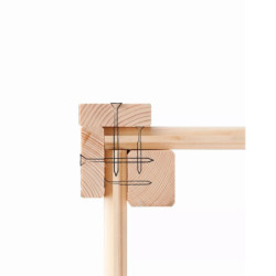 Abri à vélos en bois gris terre 3,4m² - pour 3 vélos - Karibu