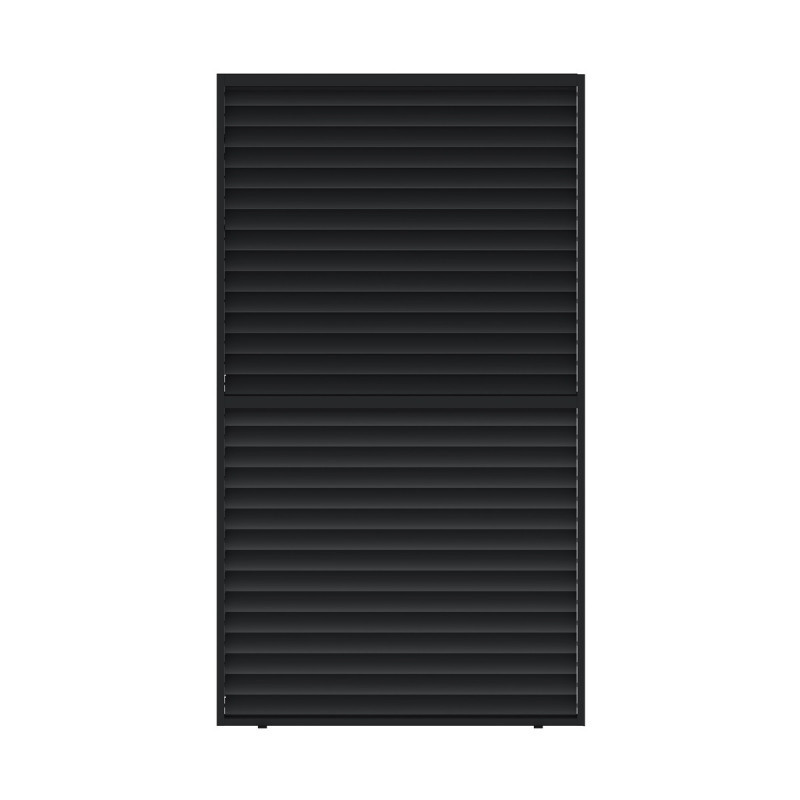 Panneau à ventelles ouvrantes - 123cm - anthracite - X-METAL