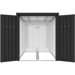 Abri pour 3 vélos en métal anthracite Kosto 2,74m² - X-METAL