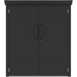 Abri pour 3 vélos en métal anthracite Kosto 2,74m² - X-METAL