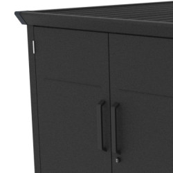 Abri pour 3 vélos en métal anthracite Kosto 2,74m² - X-METAL