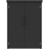 Armoire de jardin en métal anthracite Kosto 2240L - X-METAL