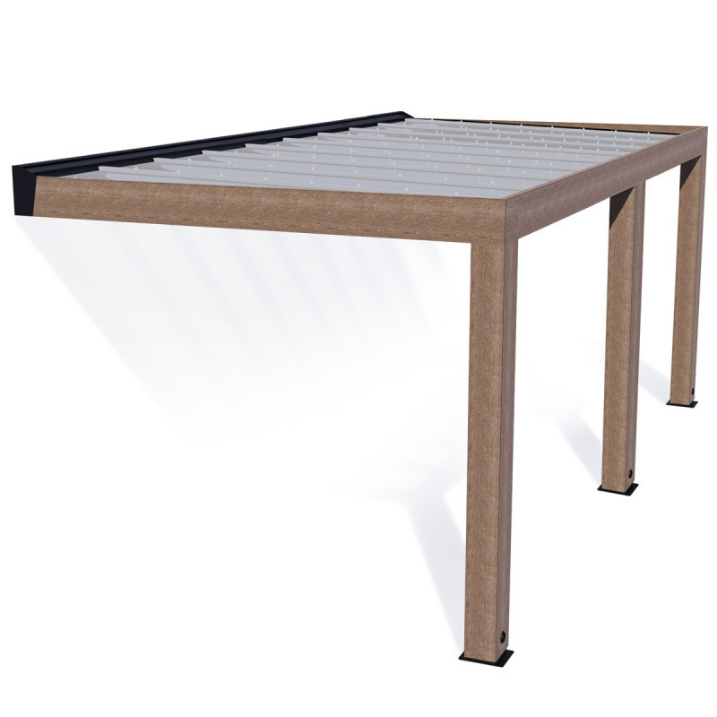 Pergola adossée Helsinki 300x600cm - Canopia by Palram