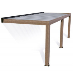 Pergola adossée Helsinki 300x730cm - Canopia by Palram
