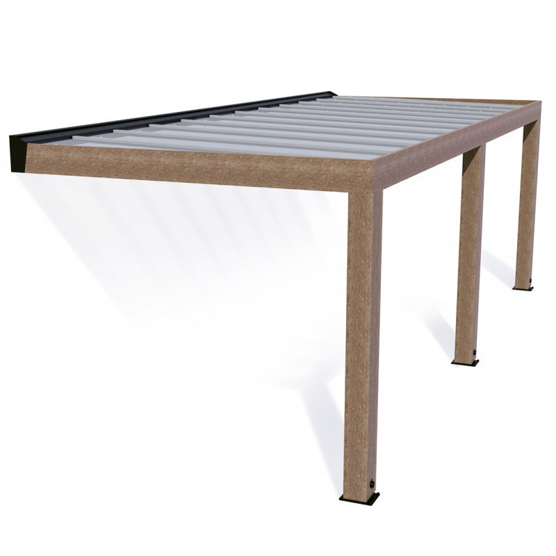 Pergola adossée Helsinki 300x730cm - Canopia by Palram