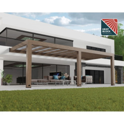 Pergola adossée Helsinki 300x730cm - Canopia by Palram