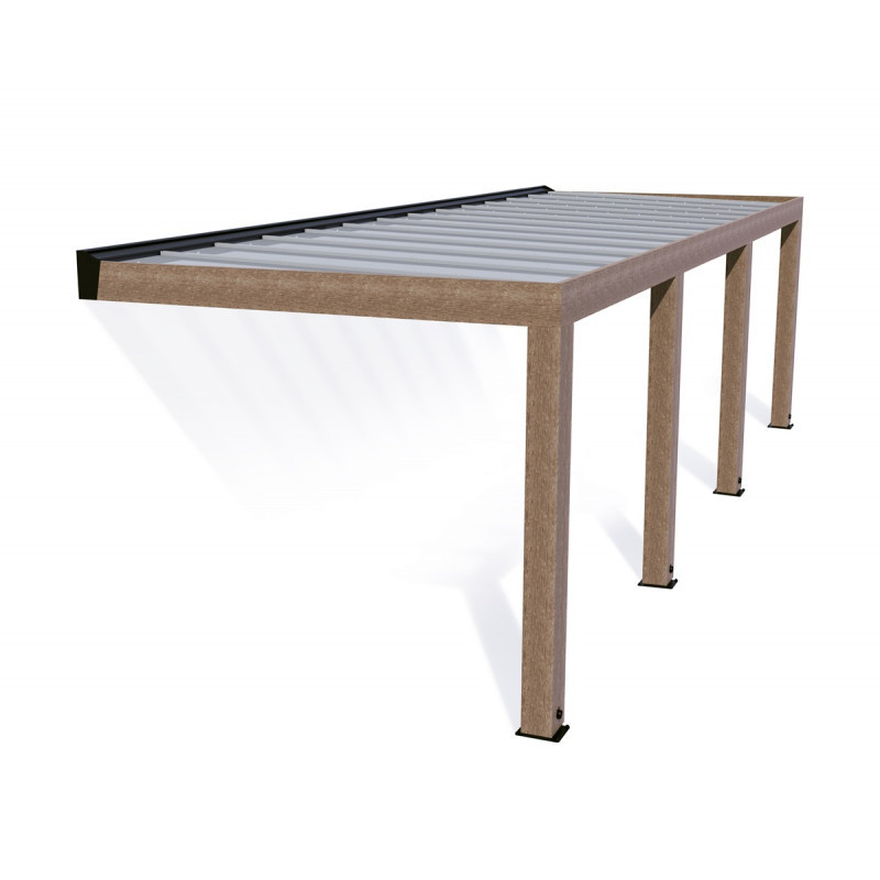 Pergola adossée Helsinki 300x860cm - Canopia by Palram
