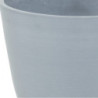 Pot en plastique recyclé Ecostone D.53xH.40cm couleur gris clair - Megacollections