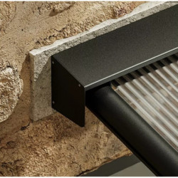 Pergola adossée 300x200cm en aluminium - Harmonie - PERGOFRANCE