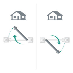 Portillon en aluminium 100x180cm VERTILON - X-METAL