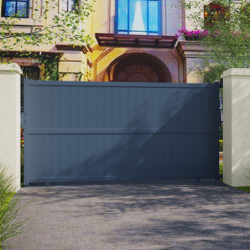 Portail coulissant en aluminium 400x180cm VERTILON - X-METAL