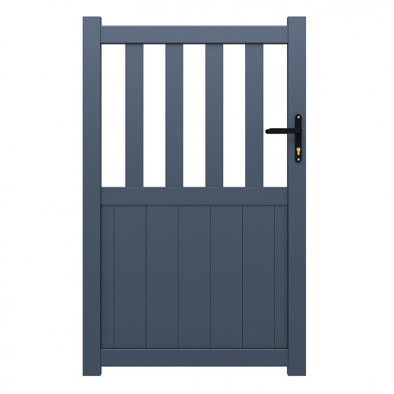 Portillon semi-ajouré en aluminium 100x140cm JOGAN - X-METAL