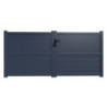 Portail battant en aluminium 450x160cm HORACE - X-METAL