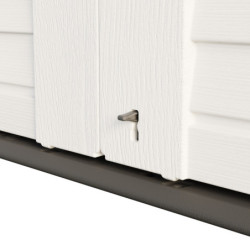 Armoire de jardin en résine beige - H.202cm - Jôbu