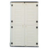 Armoire de jardin en résine beige - H.202cm - Jôbu