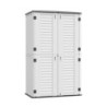 Armoire de jardin en résine beige - H.202cm - Jôbu