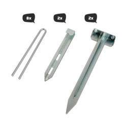 Dôme de piscine au sol ECO - diam 460cm – Exit Toys