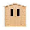 Abri de jardin 4m² en madriers 19mm - sans plancher - Timbela